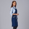 Delantal Peto Bicolor Cinta Rayas 86X74 Cm | Union Workwear