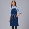 Delantal Peto Bicolor Cinta Rayas 86X74 Cm | Union Workwear