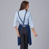 Delantal Peto Bicolor Cinta Rayas 86X74 Cm | Union Workwear
