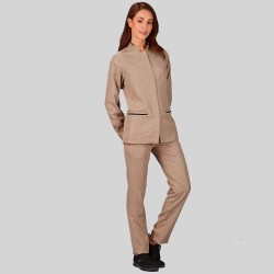 Pantalon Mujer Tejido Reciclado Arena | Union Workwear