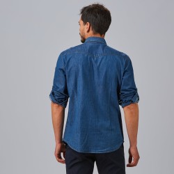 Camisa Hombre Tejano Fino Lavado Slim Fit Mattia | Union Workwear