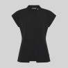 Blusa Mujer Abierta Cremallera M/C Musa | Union Workwear