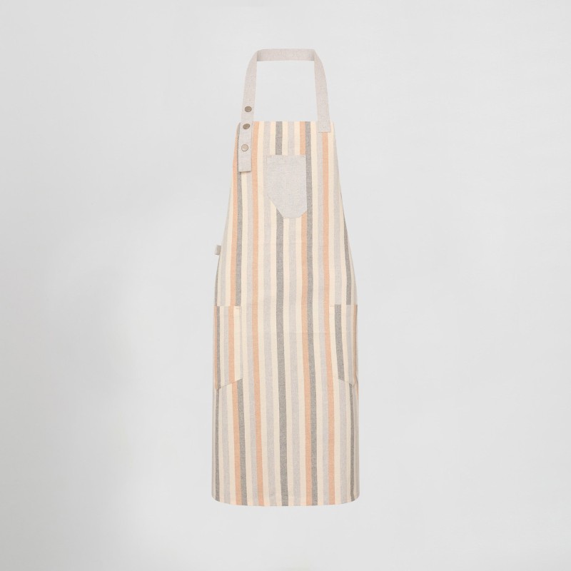 Delantal Peto Rayas Combinado 88X74 Cm | Union Workwear