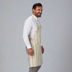 Delantal Peto Rayas Combinado 88X74 Cm | Union Workwear