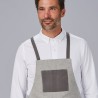 Delantal Peto Bolsillo Y Cintas Combinadas 88X74 Cm | Union Workwear