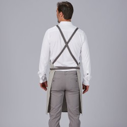 Delantal Peto Bolsillo Y Cintas Combinadas 88X74 Cm | Union Workwear