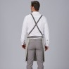 Delantal Peto Bolsillo Y Cintas Combinadas 88X74 Cm | Union Workwear