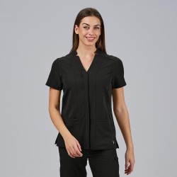 Blusa Mujer Abierta M/C Marla | Union Workwear