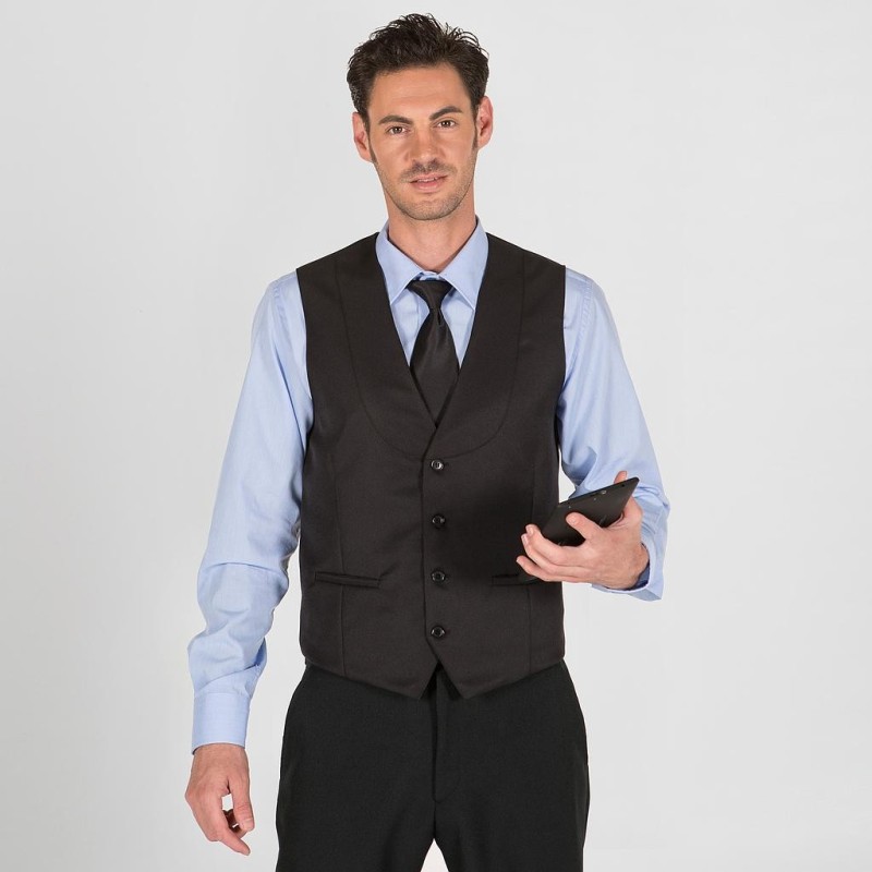 Chaleco Camarero Negro | Union Workwear