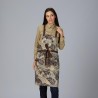 Delantal Peto Estampado Flores 88X74 Cm | Union Workwear