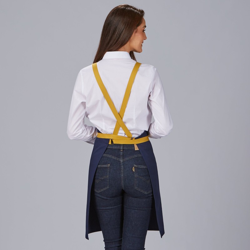 Delantal Peto Tirantes Contraste 88X74 Cm | Union Workwear
