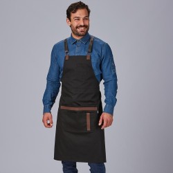 Delantal Peto Herrajes En Piel 88X74 Cm | Union Workwear