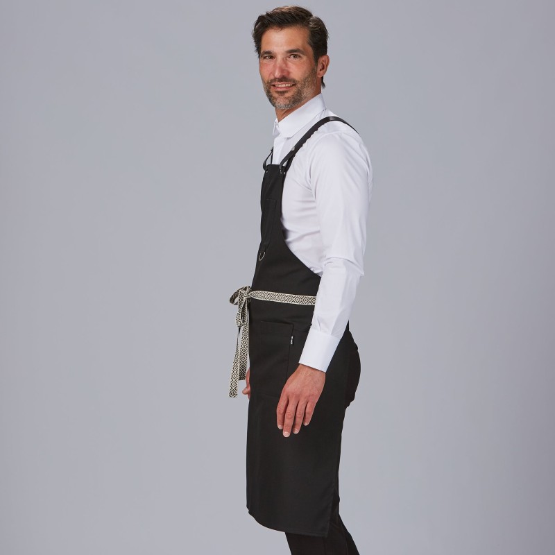 Delantal Peto Ollados Tiras Combi 88X74 Cm | Union Workwear