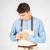 Delantal Con Peto Beige Hebilla Enlazada 80X68 Cm | Union Workwear