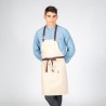 Delantal Con Peto Beige Hebilla Enlazada 80X68 Cm | Union Workwear