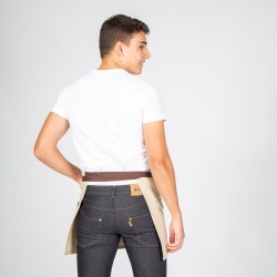Delantal Corto Beige 40X68 Cm | Union Workwear
