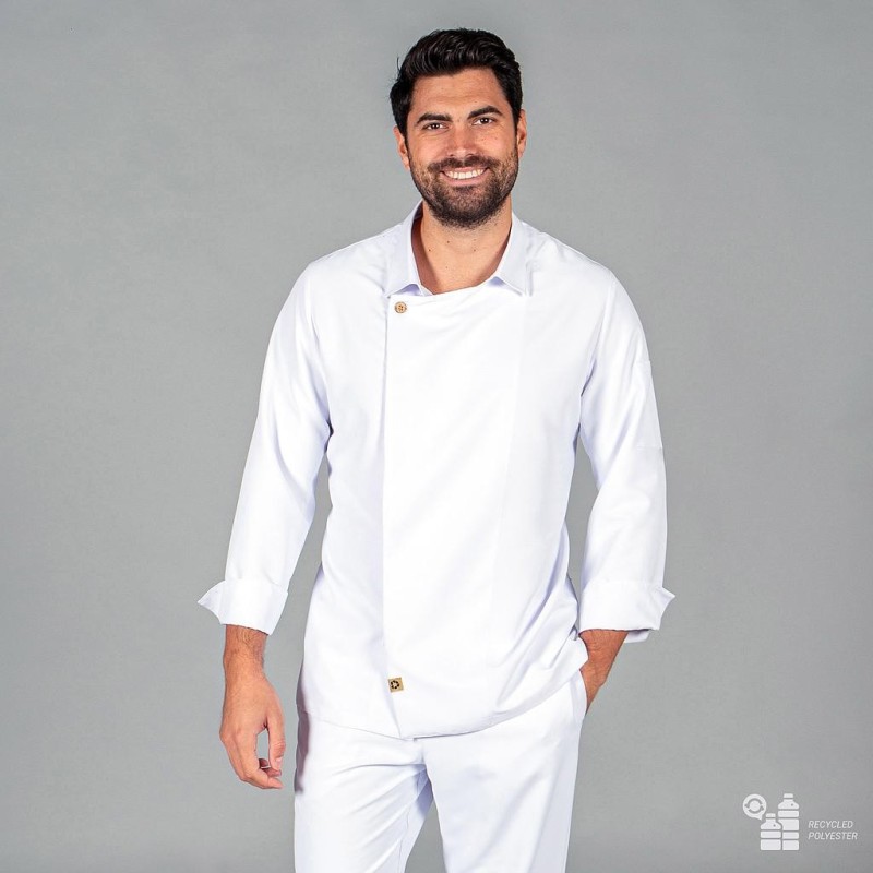 Chaqueta Cocina Unisex Arias Tejido Reciclado Microfibra | Union Workwear