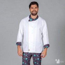 Chaqueta Cocina Unisex Planet Tejido Reciclado Microfibra | Union Workwear