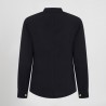 Chaqueta Mujer Mao Negra Boton Dorado | Union Workwear