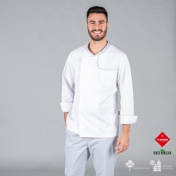 Chaqueta Cocina Hombre Otero Tejido Reciclado Y Organico Klopman | Union Workwear