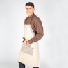 Delantal Con Peto Beige Combi Espiga 82X72 Cm | Union Workwear