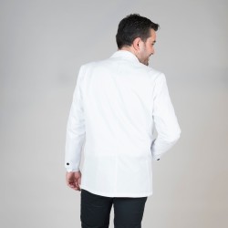Chaquetilla Smoking 1 Boton Blanca | Union Workwear