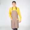 Delantal Con Peto Chocolate Tirante 2 Colores 82X72 Cm | Union Workwear