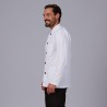 Chaqueta Hombre Cuello Mao Blanca | Union Workwear