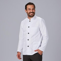 Chaqueta Hombre Cuello Mao Blanca | Union Workwear