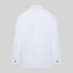Chaqueta Hombre Cuello Mao Blanca | Union Workwear