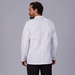Chaqueta Hombre Cuello Mao Blanca | Union Workwear