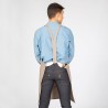 Delantal Con Peto Gris Tirante Espalda 82X72 Cm | Union Workwear
