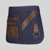 Delantal Corto Vaquero Y Piel 30X42 Cm | Union Workwear