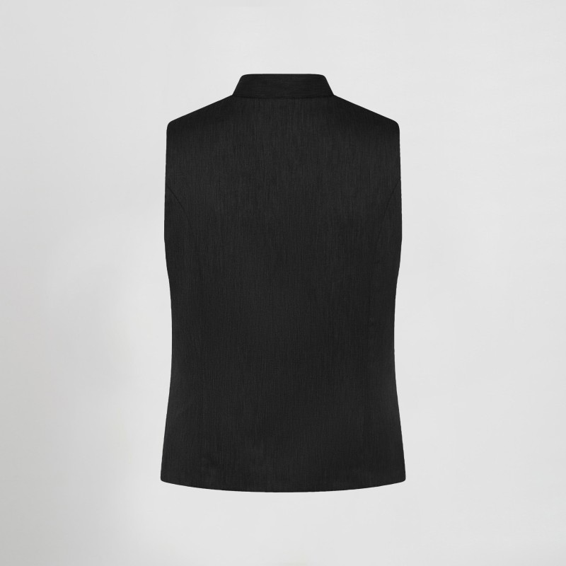 Chaleco Mujer Cuello Mao Carrasco | Union Workwear