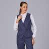 Chaleco Mujer Cruzado Bazan | Union Workwear
