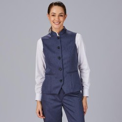 Chaleco Mujer Cuello Mao Lujan | Union Workwear