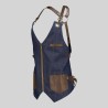 Chaleco Unisex Vaquero Y Piel Kurume | Union Workwear