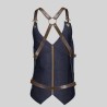 Chaleco Unisex Vaquero Y Piel Kurume | Union Workwear