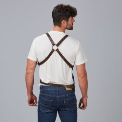 Chaleco Unisex Vaquero Y Piel Kurume | Union Workwear