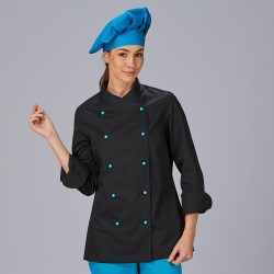 Chaqueta Cocina Mujer Niza Sin Botones (Pedir Aparte Ref 3111) | Union Workwear