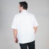 Chaqueta Cocina Unisex Plana Blanca M/C | Union Workwear