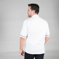 Chaqueta Cocina Unisex M/C Blanca Vivo Color | Union Workwear