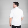 Chaqueta Cocina Unisex M/C Blanca Vivo Color | Union Workwear