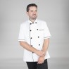 Chaqueta Cocina Unisex M/C Blanca Vivo Color | Union Workwear