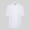 Chaqueta Cocina Unisex Sarga Blanca M/C | Union Workwear