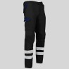 Pantalon Unisex Multibolsillos Elastico Arce Combi + 2 Bandas Reflect. | Union Workwear