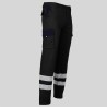 Pantalon Unisex Multibolsillos Elastico Gamo Combi + 2 Bandas Reflect. | Union Workwear