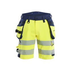Pantalón corto de alta visibilidad elástico en 4 direcciones