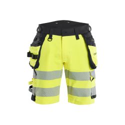 Pantalón corto de alta visibilidad elástico en 4 direcciones