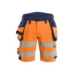 Pantalón corto de alta visibilidad elástico en 4 direcciones